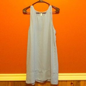 Light blue tank dress